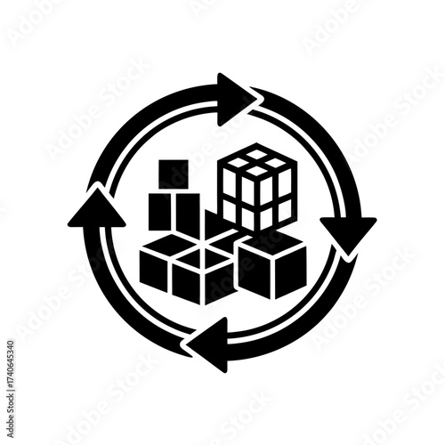 forecast logistics agile methodology icon