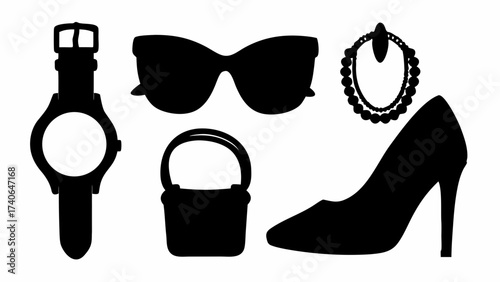 set of women accessories