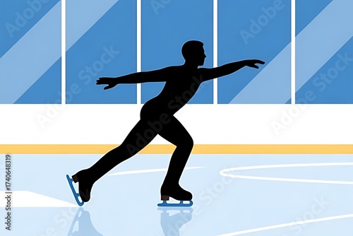 tennis player silhouette