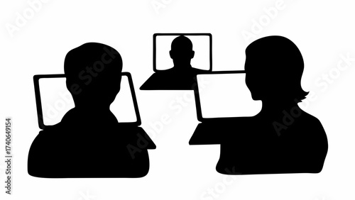 silhouette of a woman