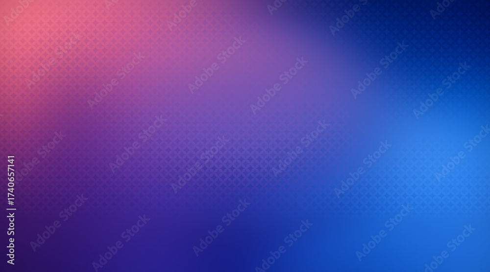 Fototapeta premium Abstract Blurred Pattern Gradient in Pink, Purple, and Blue with Repeating Circle Motifs
