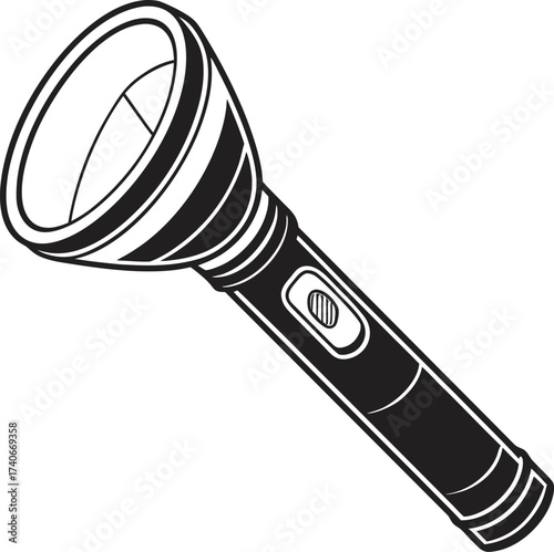 vector illustration of a plunger