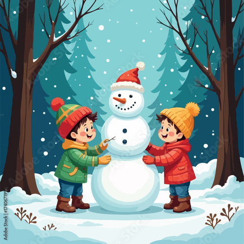 winter, snow, christmas, tree, landscape, forest, cold, illustration, vector, nature, xmas, holiday, scene, trees, sky, season, pine winter, snow, christmas, house, landscape, tree, cold, season, fore