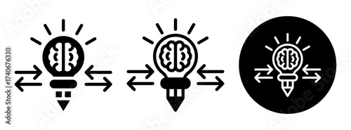 Creative Approach Icon Collection Glyph & Mixed Style