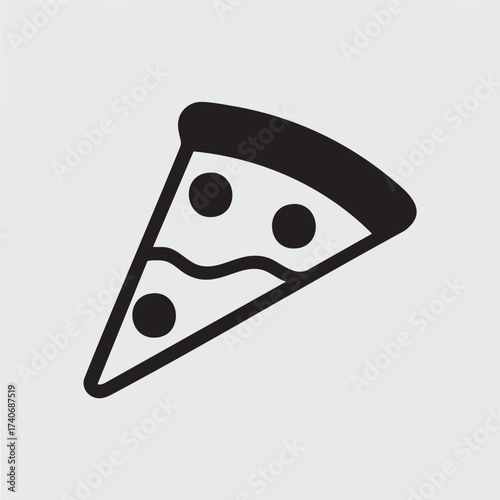 Single Pizza Slice Icon
