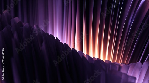 The Violet and Amber Gradient