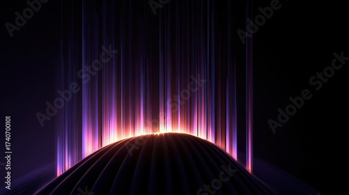 The Violet and Amber Gradient