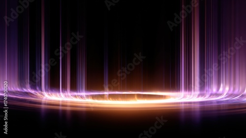 The Violet and Amber Gradient