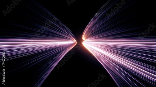 The Violet and Amber Gradient