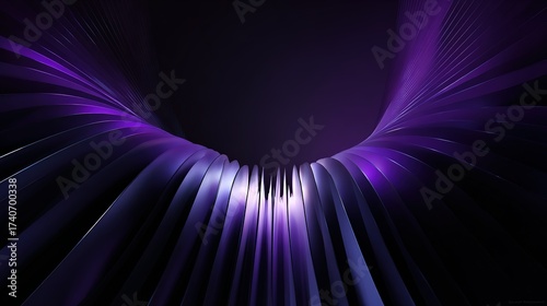 The Violet and Amber Gradient