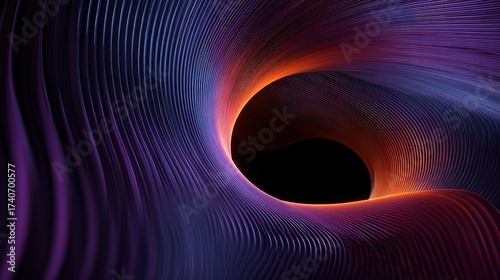 The Violet and Amber Gradient