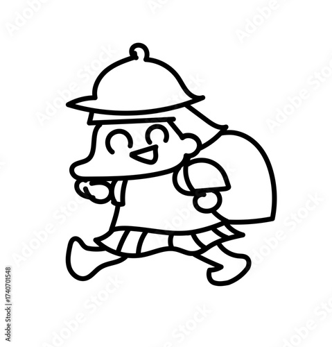 走るシリーズ・小学生女の子４