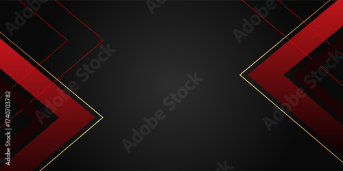 concept orange and black gray template and white contrast background. Vector graphic design illustration