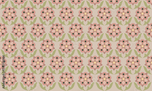 Pastel Floral Seamless Pattern
