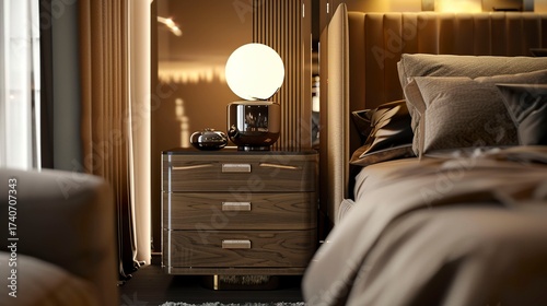 A photo of accessorized nightstands