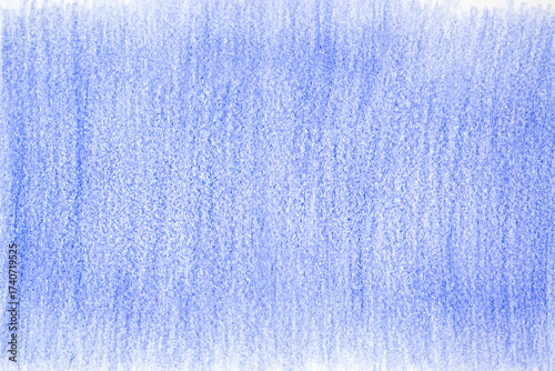 Blue Colored Pencil Texture Background with Soft Vertical Strokes