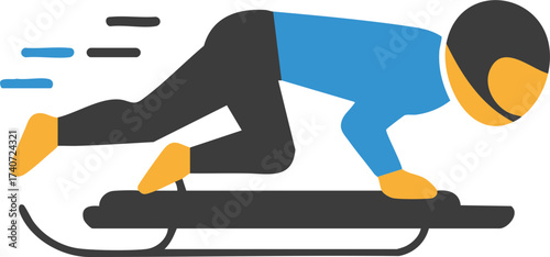 Luge Athlete Racing