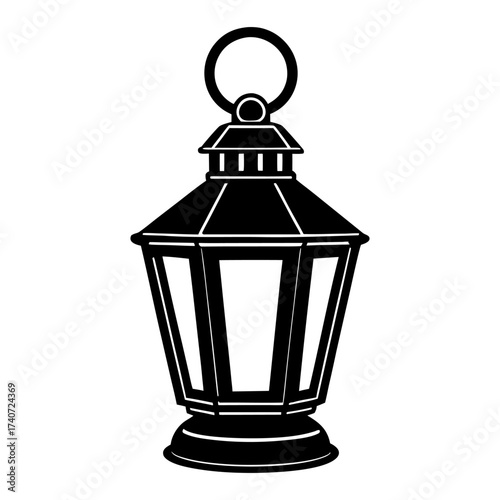 lantern in a cage