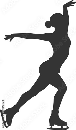 Female Figure Skater Performing