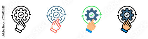 Execution Icon Collection Set Multiple Style