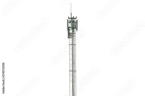 Cellular relay tower with digital network transmitters