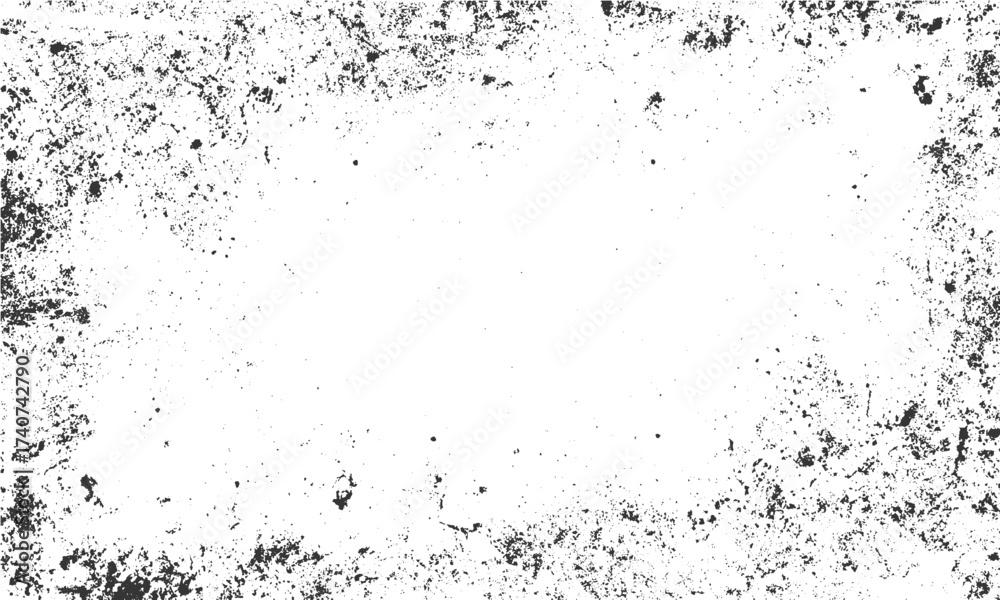 Obraz premium Vector texture dust and scratched grunge background with fine grain design . Abstract vector noise texture with dust particles and scratched grunge background 