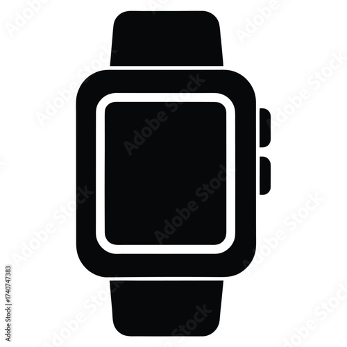 smartwatch icon vector icon  on white background