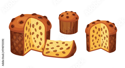 Delicious sweet bread with dried fruit and chocolate chips perfect for holiday celebrations.