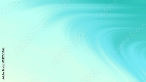 Abstract teal and white color gradient backdrop. Suitable for design projects needing a soft and calming aesthetic background.