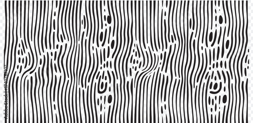 Abstract Organic Black and White Pattern