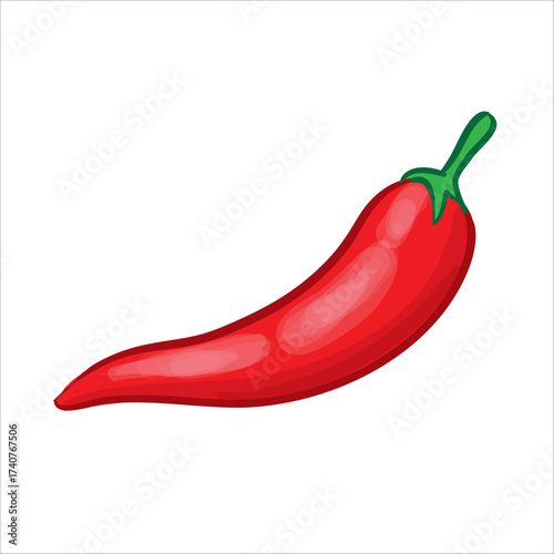 Chilli Hand Drawing Vector Illustration