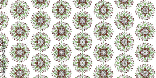 kat Abstract Ethnic art. Seamless pattem in tribal, folk embroidery, and Mexican style. Aztec geometric art omament print Design for carpet, coverwallpaper, wrapping, fabric, clothin