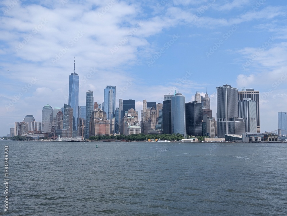 Naklejka premium Beautiful landscape of buildings