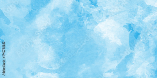 abstract blue or white watercolor background, abstract drawing in a gradient of gentle pastel, Cement and sand wall of tone vintage, vintage and old looking paper background.