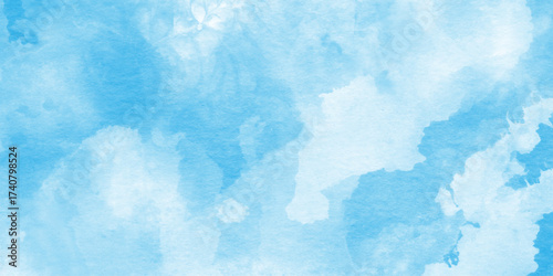 abstract blue or white watercolor background, abstract drawing in a gradient of gentle pastel, Cement and sand wall of tone vintage, vintage and old looking paper background.
