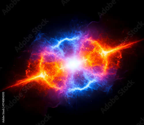 Wallpaper Mural 核融合反応のイメージ Torontodigital.ca