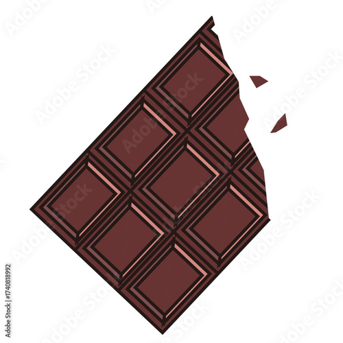 食べかけ_チョコレート
