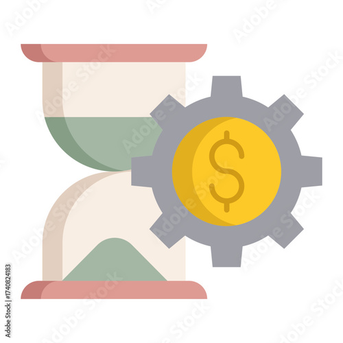 product deadline flat icon design