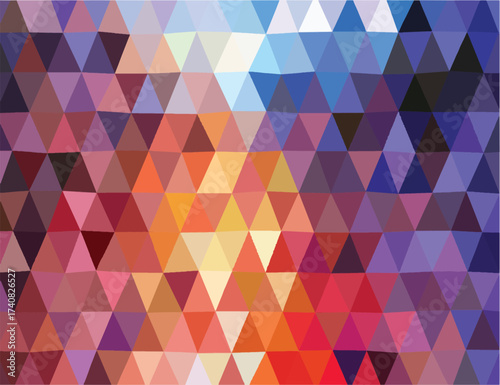 Geometric Low Poly Triangle Pattern Background abstract
