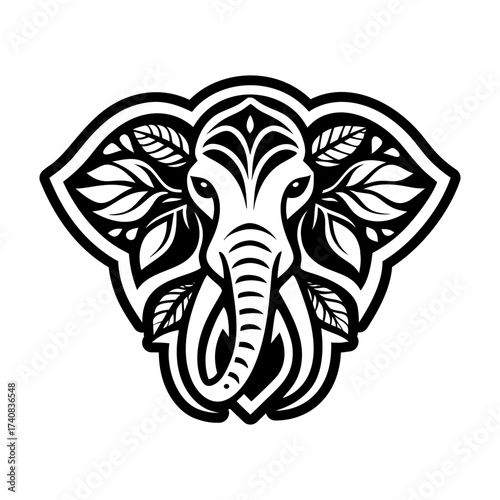 Pack of Glyph Style Elephant Symbols 


