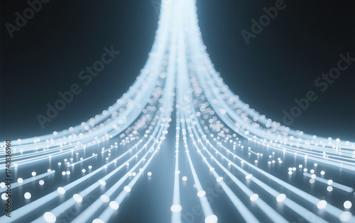 abstract technology background with lines