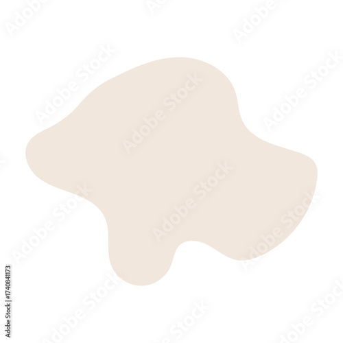 abstract blobs pastel brown for background