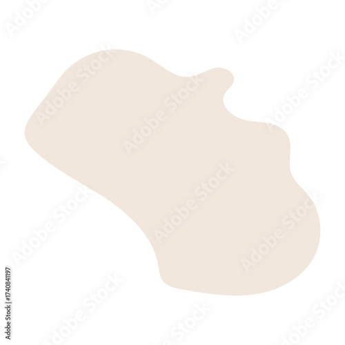 abstract blobs pastel brown for background