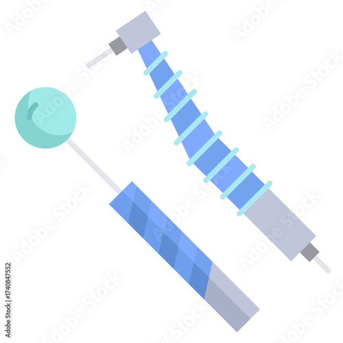 caries flat icon design