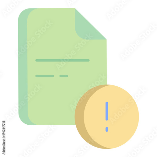 inbox document flat icon design