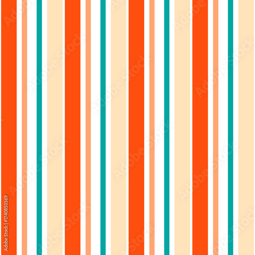 seamless textile stripe, dining room texture lines. Ragged fabric pattern vertical background