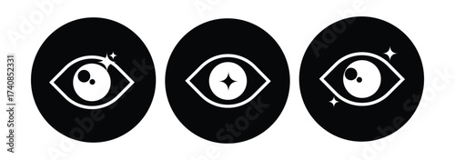 vision icon, see view icons - eyesight symbol - invisible eye hide icon, incognito icon no eye view hidden icon set. Hidden icon vector, vector illustration