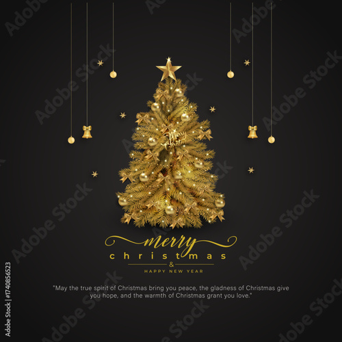 Wallpaper Mural Merry Christmas, Happy Christmas, christmastree, santa, santaclaus, christmaslights, 31st, newyear Torontodigital.ca