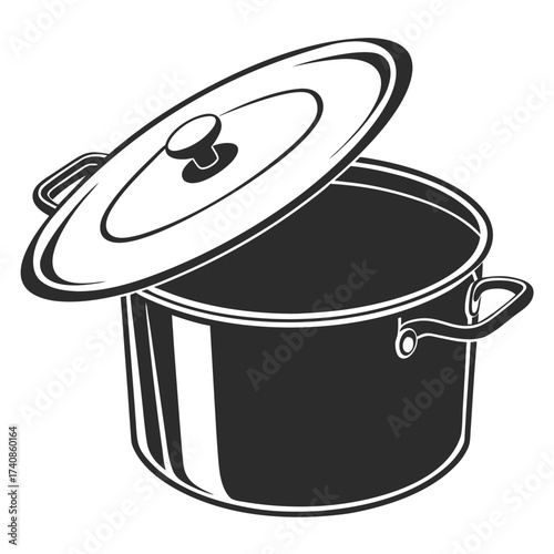 cooking pot vector illustration