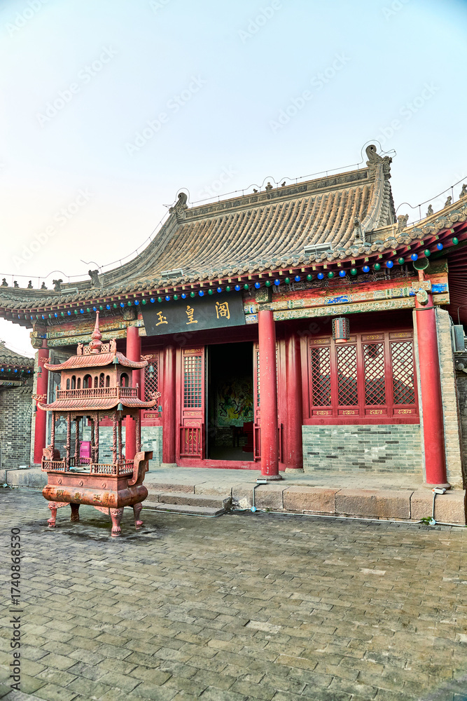 Obraz premium Jade Emperor Pavilion,Baozili Scenic Area,Qiaoxi District,Zhangjiakou City,Hebei Province